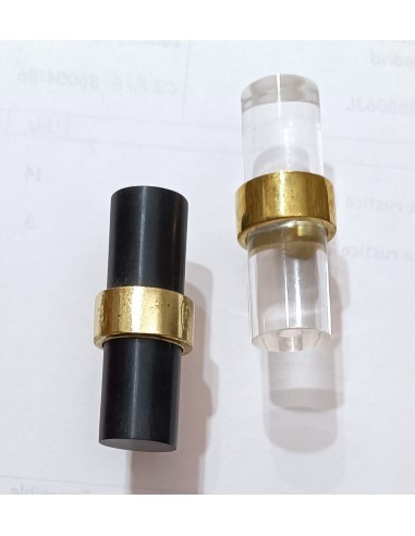 Tirador T dorado combinado