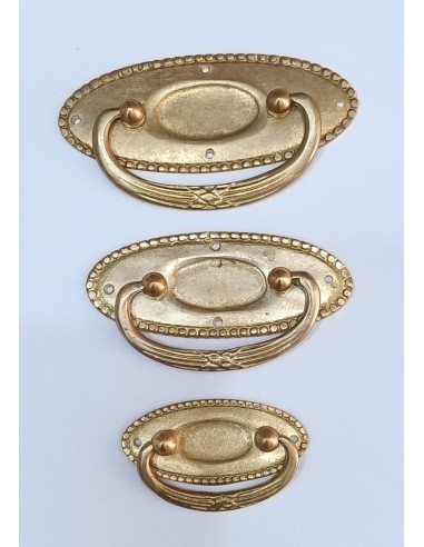 tirador dorado bronce