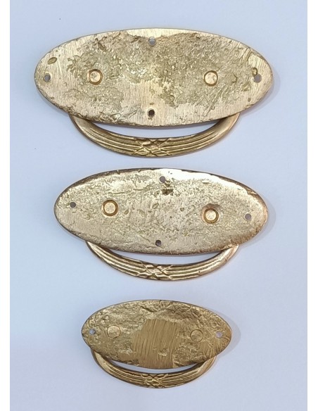 tirador dorado bronce