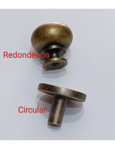 Tirador bronce rustico